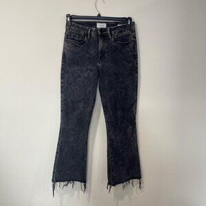 The Frame high waisted cropped boot cut jeans  Size 28